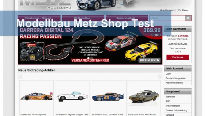 Modellbau Metz Shop Test