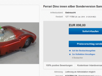 carrera Ferrari Dino innen Silber